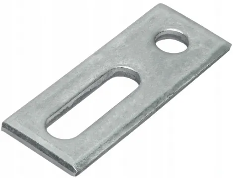 Adapter M10 80x30x5 nierdzewny